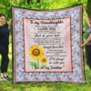 Quilt  Granddaughter  Never Forget How Much I Love You  Quilt